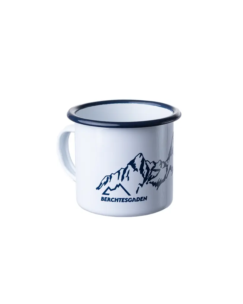 Emaille Tasse weiß